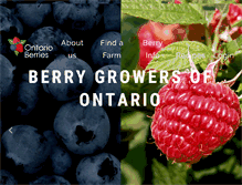Tablet Screenshot of ontarioberries.com
